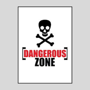 Printable Dangerous Zone Sign - A4 PDF & JPG - Hazard Warning Sign, Safety Notice, Caution Sign for Worksites, Industrial Areas
