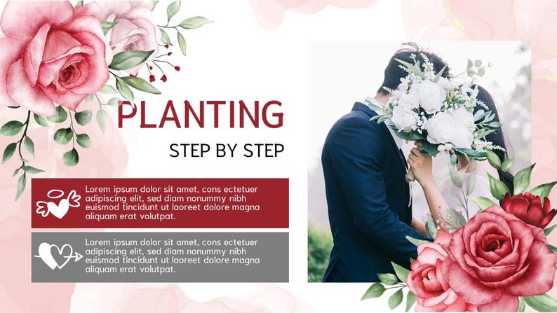 Wedding Presentation Powerpoint Template - Editable Slideshow for ...