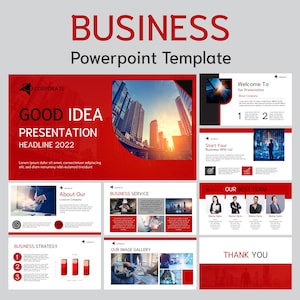 Corporate Business PowerPoint Template - Professional and Editable Company Profile Slides for Business Strategy, Marketing, and Presentation
