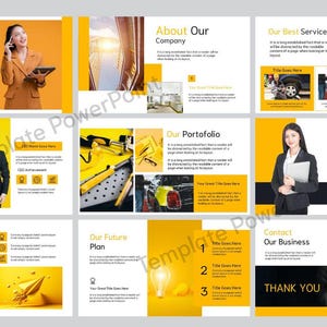 Editable Business PPT Template - Professional Business Plan PowerPoint, Corporate Proposal Deck, and Project Presentation Slides