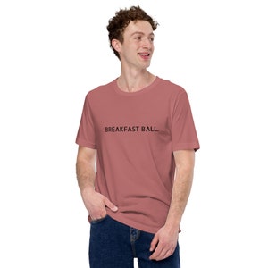 Breakfast Ball. Unisex Golf T-Shirt