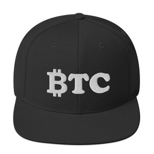 BTC Ticker Snapback Hat