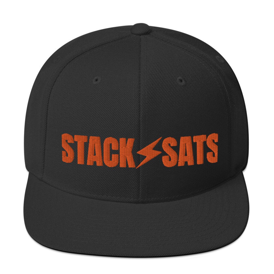 Stack Sats Sticker Stack Sats Snapback Hat - Etsy