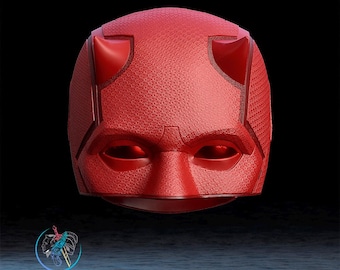 3D Printed Cosplay Daredevil Born Again Helmet Marvel Studios TV Show UNPAINTED and UNSANDED