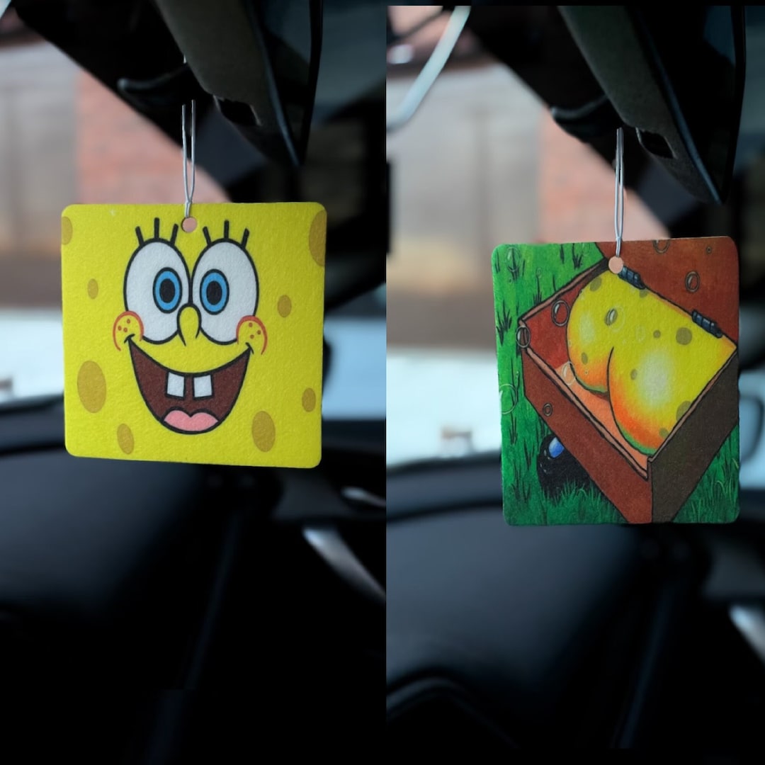 Spongebob Squarepants Custom Air Freshener Christmas Etsy
