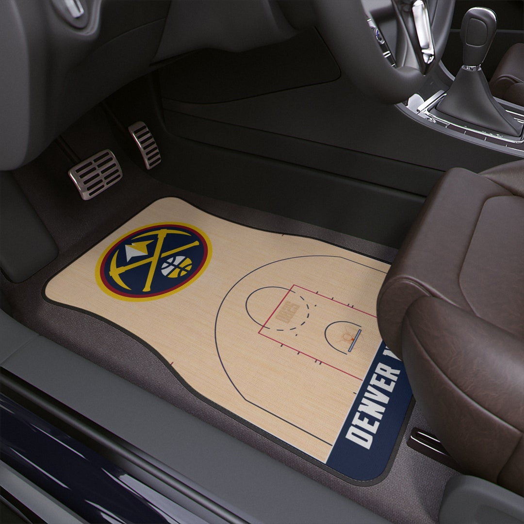 Denver Nuggets Car Floor Mat 1 Piece NBA Car Accessories Customized