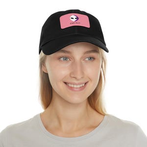 Alien Head Basic Hat with Leather Patch
