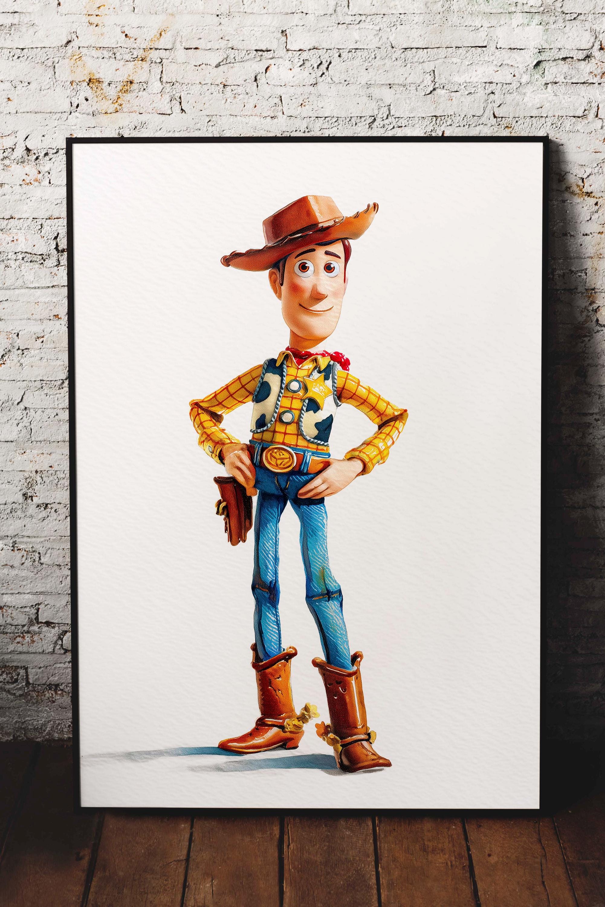 ウッディの水彩画、ウッディの絵画、ウッディの油絵、トイストーリーの