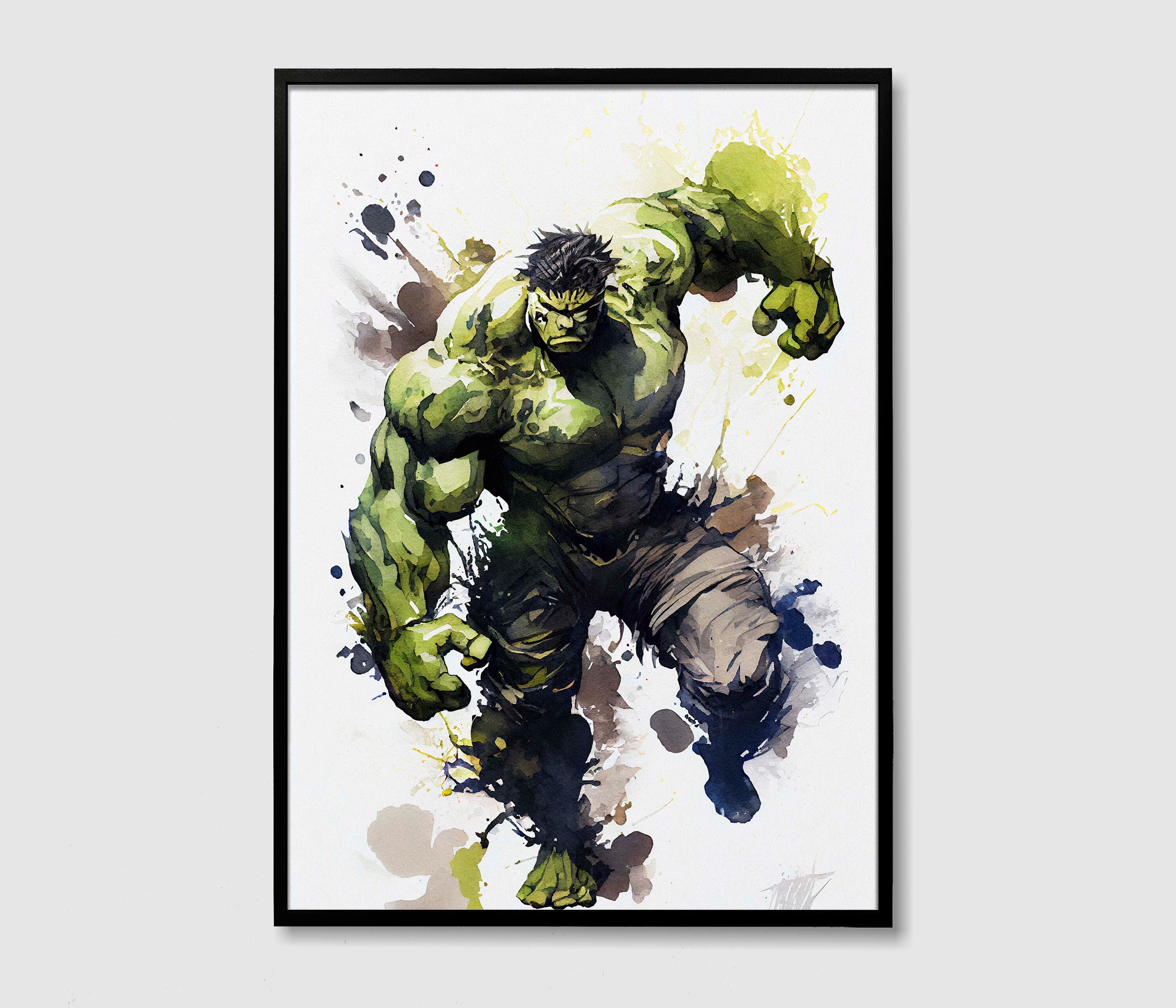 Hulk Smash Sublimation Printed Transfer 5X7