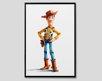 ウッディの水彩画、ウッディの絵画、ウッディの油絵、トイストーリーの