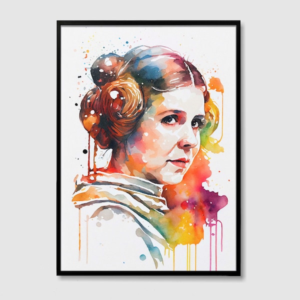 Princess Leia Artwork Etsy