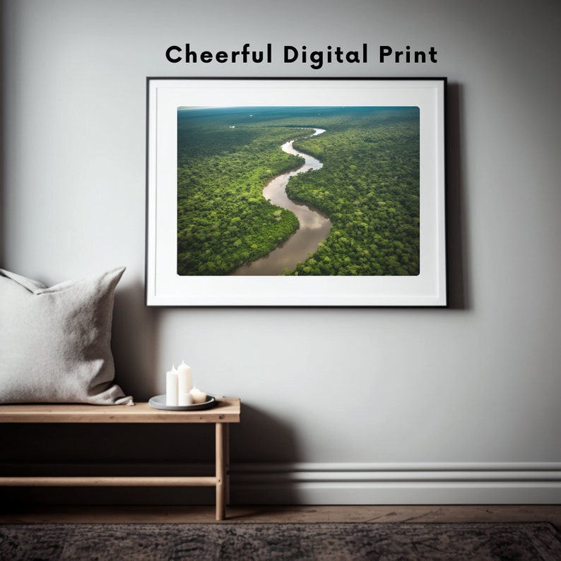 Amazon Rainforest Art Amazon Rainforest Digital Print Etsy