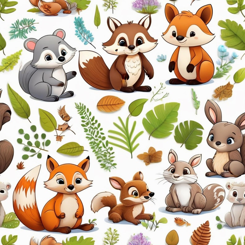 Dreamy Woodland Children's Background