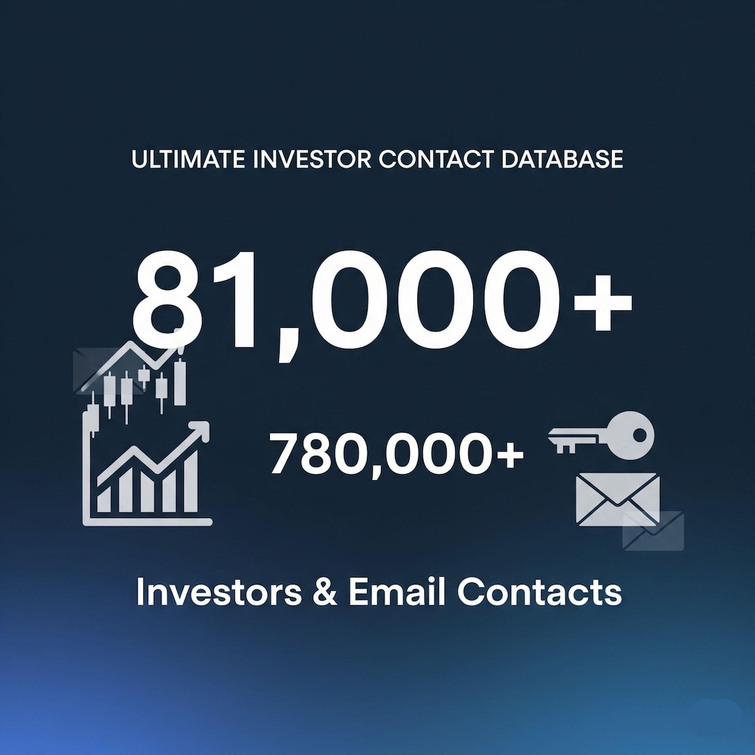 Ultimate Investor Contact Database – 81,000+ Investors & 780,000+ Email ...