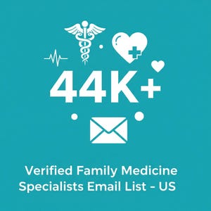 44K+ Verified Family Medicine Specialists Email List - US Contacts for Healthcare Marketing