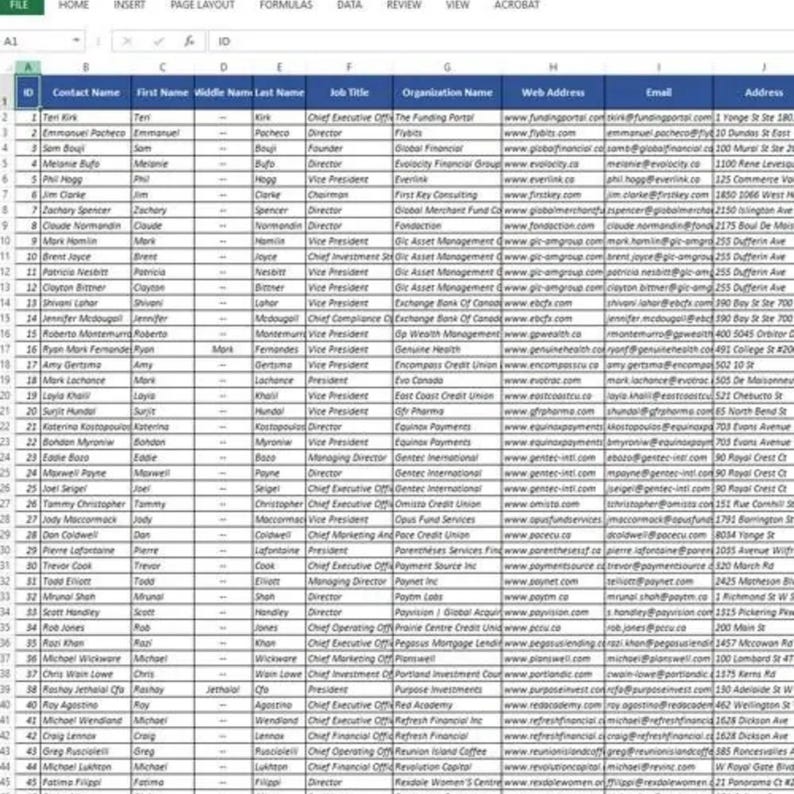 USA B2B Email List