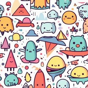 Monster Digital Art for Kids