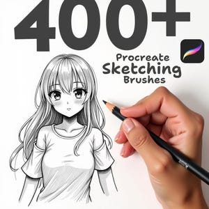 400+ Bleistift & Stift Pinsel für Procreate, Sofort Download