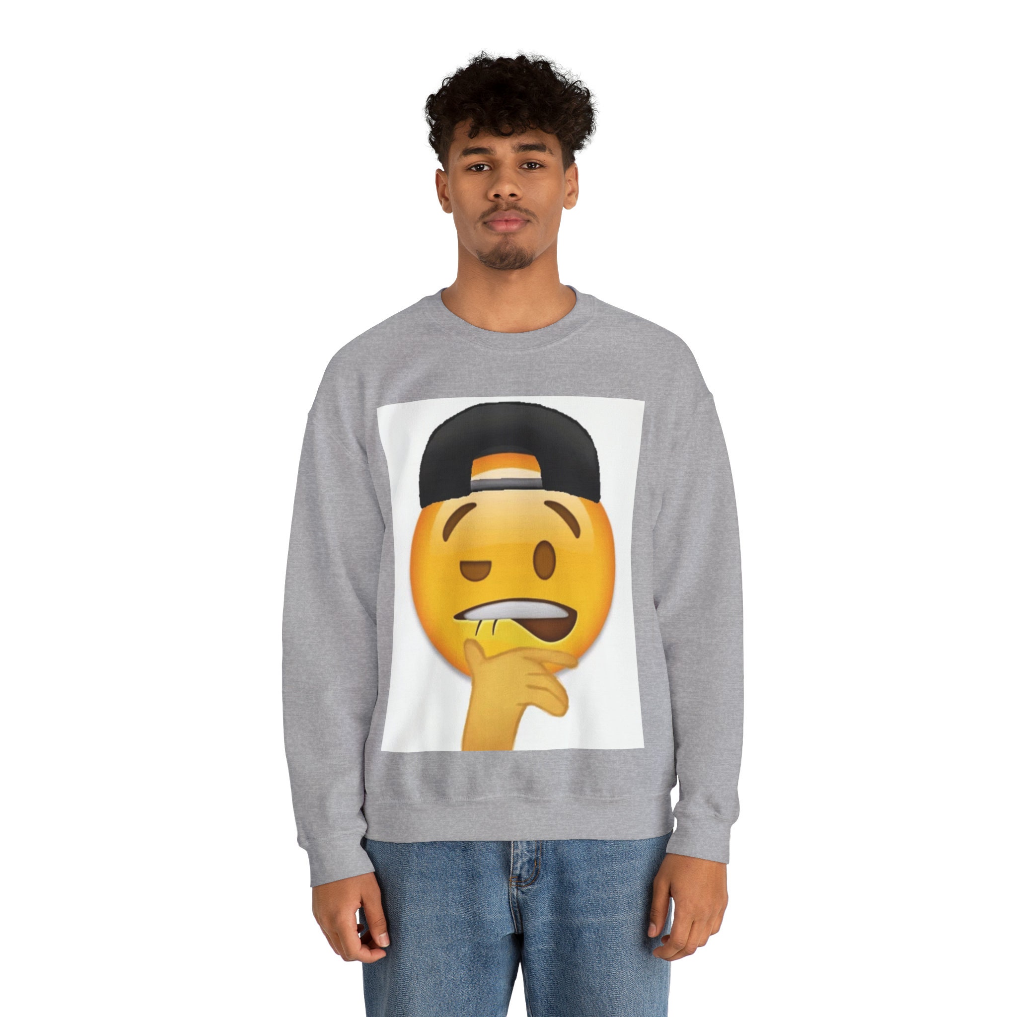 Emoji sweatshirt best sale