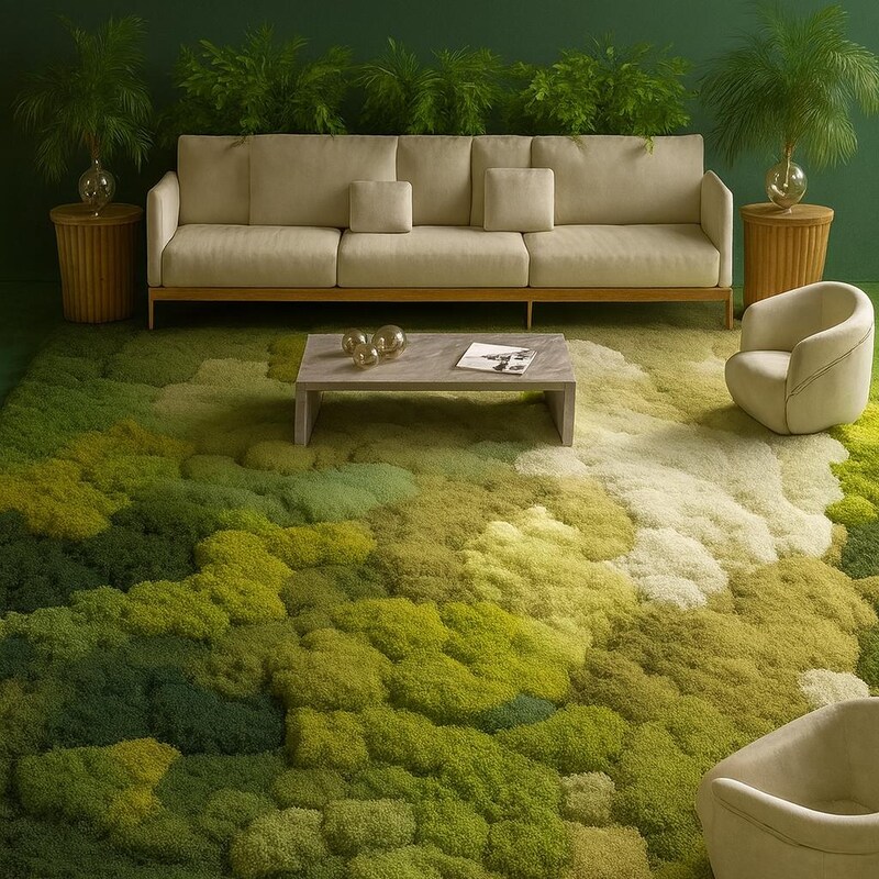 Moss Rug - Etsy