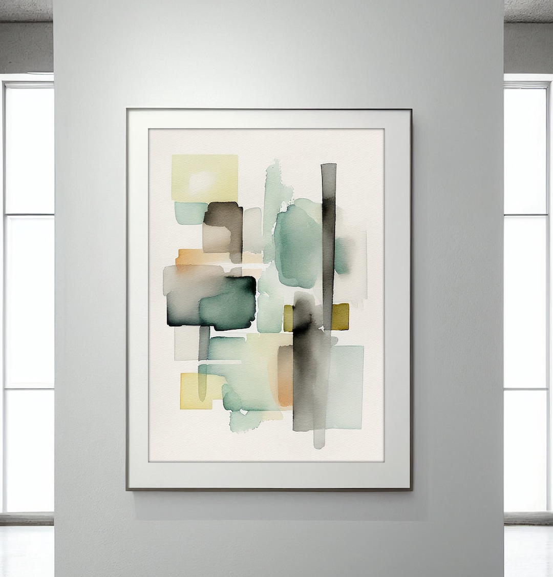 Printable Digital Download, Trending Art, Fashionable, Muted Colors