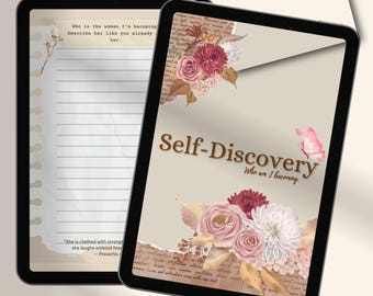 Her Season Journal | Self Love Digital Journal for Women | Guided Self Reflection Workbook | Healing & Personal Growth PDF | Becoming Her