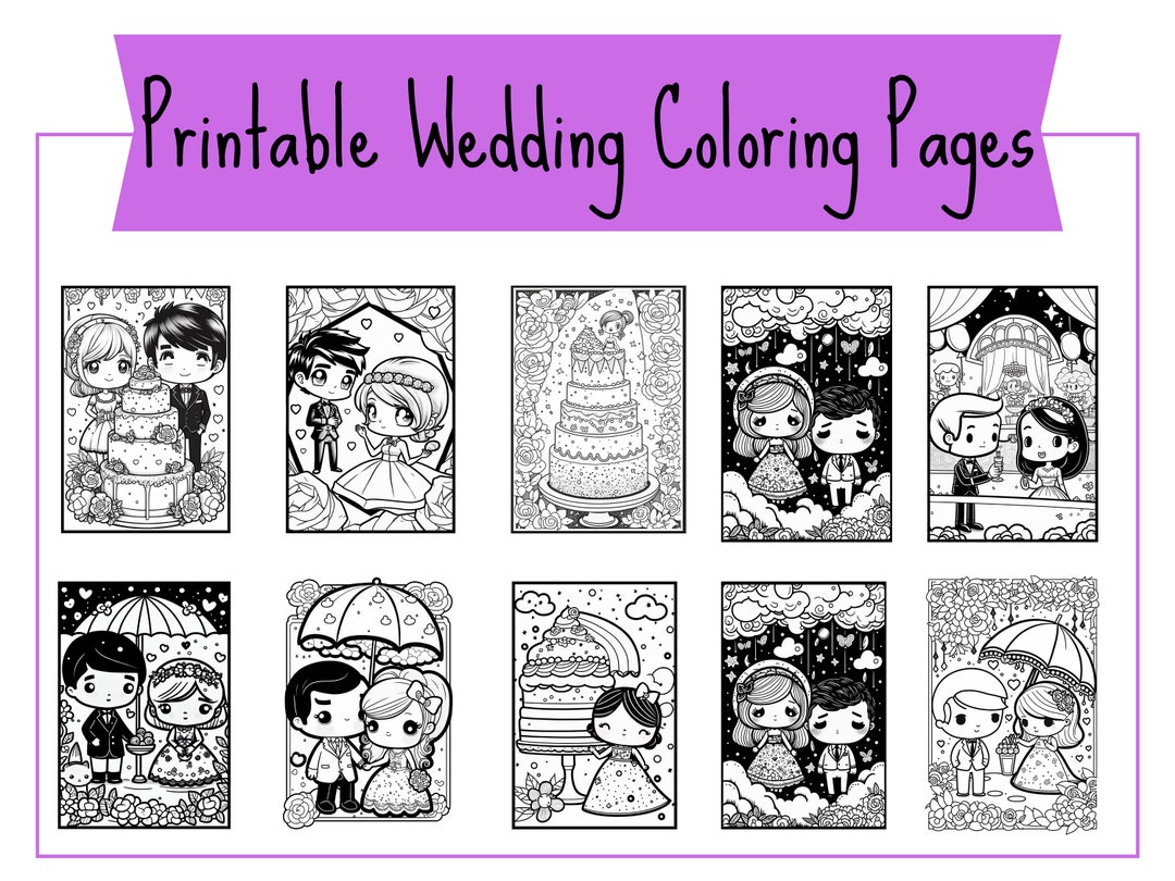 Wedding Coloring Pages Downloadable Fun Printable Coloring Pages for