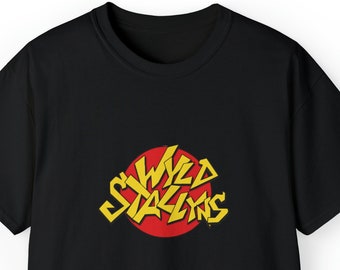 T-shirt Wyld Stallyns World Tour - Bill & Ted - Noir Taille L - Occasion Très Bon État