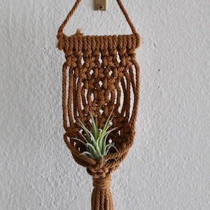 Macrame Air Plant Holder | Air Plant Hanger | Macrame Plant Hanger | Plant Hanger