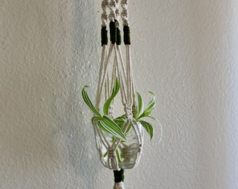 Propagation Hanger | Plant Hanger | Macrame Plant Holder | Plant Propagation | Glass Planter