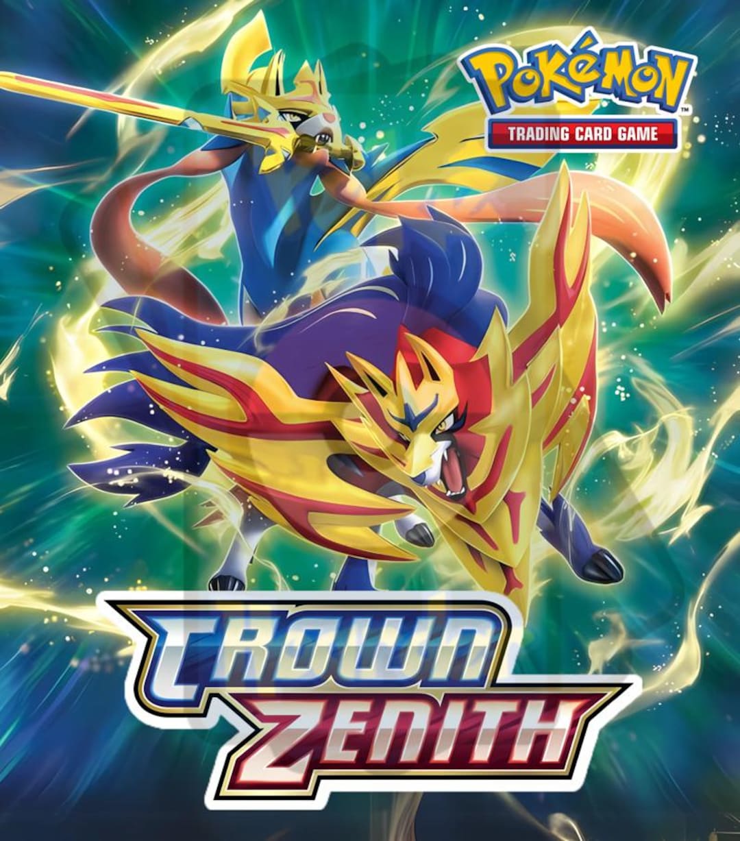 Crown Zenith Pokémon Binder W/exact Pages, Laminated Cover/spine