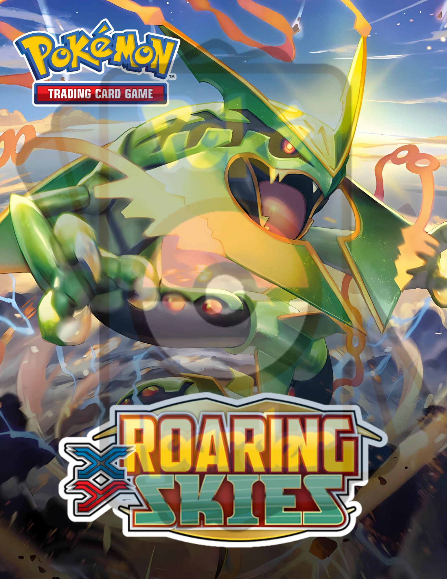 XY Roaring Skies Pokémon Binder W/exact Number of Pages for Sets