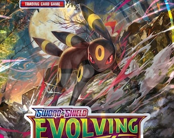 Evolving Skies Pokmon Binder W/exact Pages, Laminated Cover/spine &  Sleeves for Master/complete Sets Choose Your Cover Sword/shield - Etsy