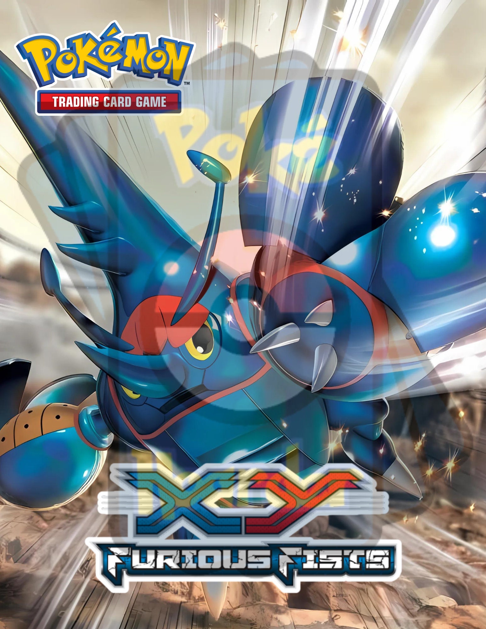 XY Furious Fists Pokémon Binder W/exact Number of Pages for Sets