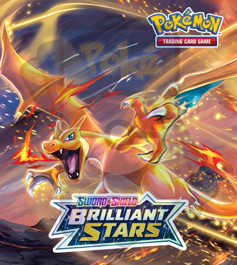 Brilliant Stars Pokémon Binder W/exact Pages, Laminated Cover