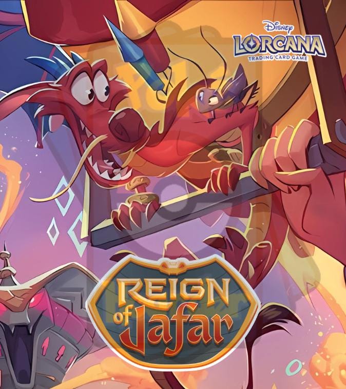 Disney Lorcana Reign of Jafar TCG W/exact Number of Pages, Laminated Cover, Spine and 9-pocket Sleeves for Master/complete Sets - Etsy Disney Lorcana Reign of Jafar TCG W/exact Number of Pages, Laminated Cover, Spine and 9-pocket Sleeves for Master/complete Sets - Etsy