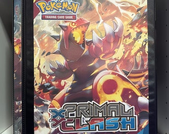 XY Primal Clash Pokémon Binder W/exact Number of Pages for Sets