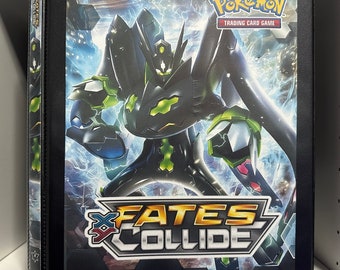 XY Fates Collide Pokémon Binder W/exact Number of Pages for Sets