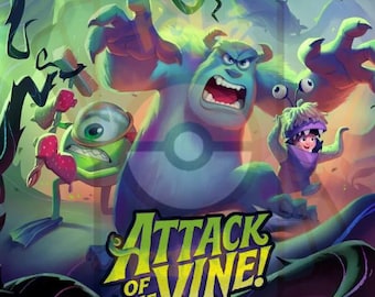 Disney Lorcana Attack of the Vine! TCG w/Exact Number of Pages, Laminated Cover, Spine and 9-Pocket Sleeves for Master/Complete Sets