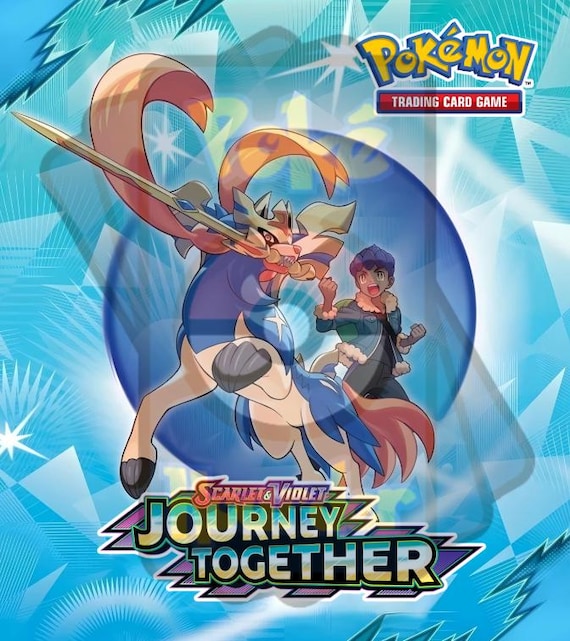 Journey Together Pokmon Binder W/exact Pages, Laminated Cover/spine &  Sleeves for Master/complete Sets Choose Your Cover Scarlet/violet - Etsy