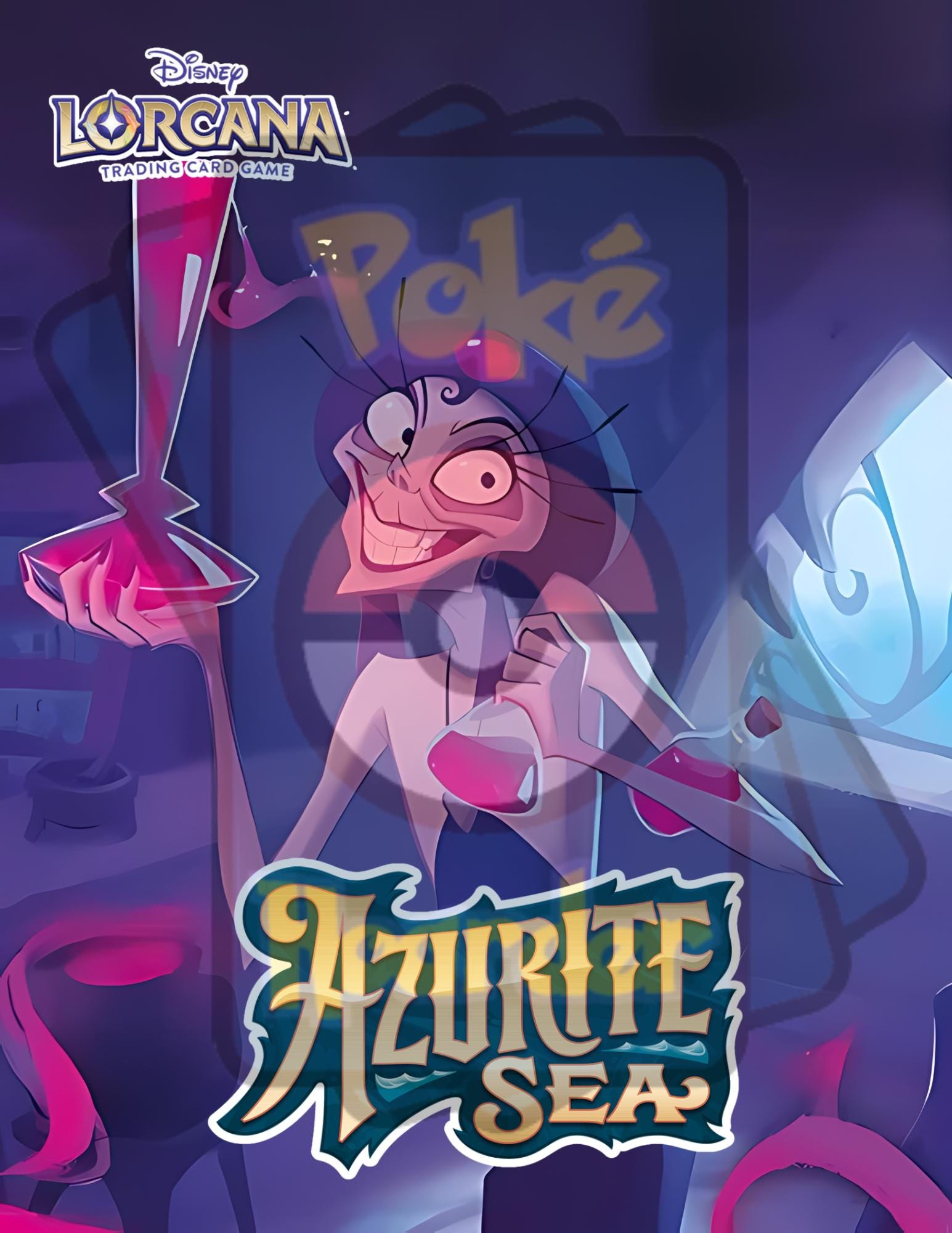 Disney Lorcana Azurite Sea TCG W/exact Number of Pages, Laminated