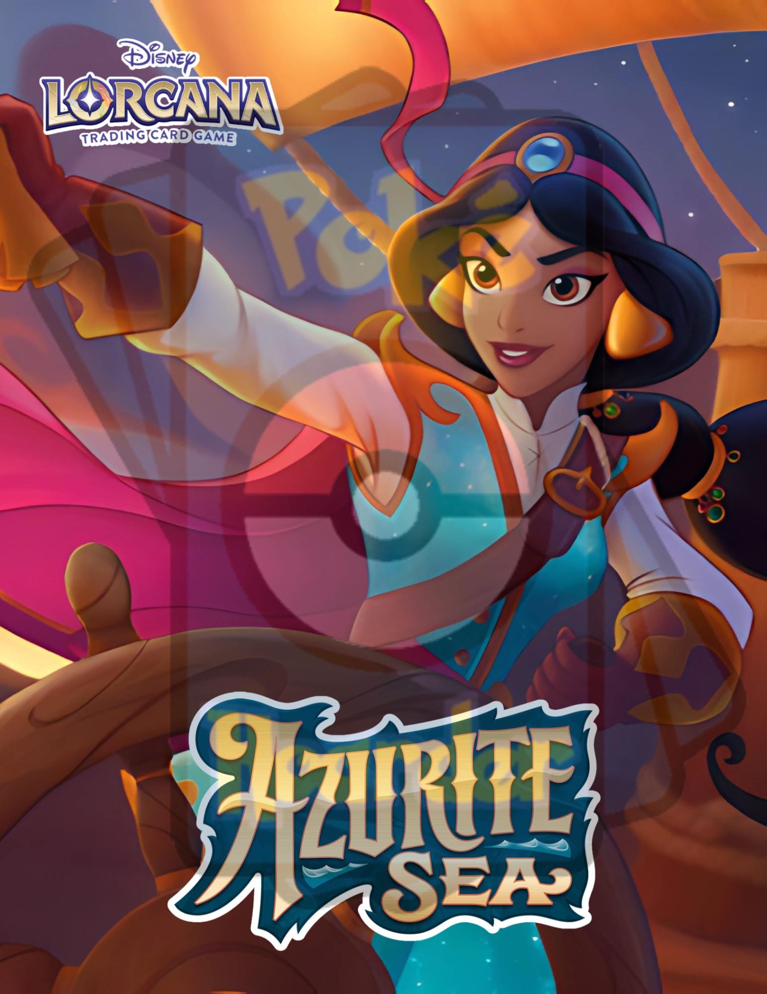 Disney Lorcana Azurite Sea TCG W/exact Number of Pages, Laminated