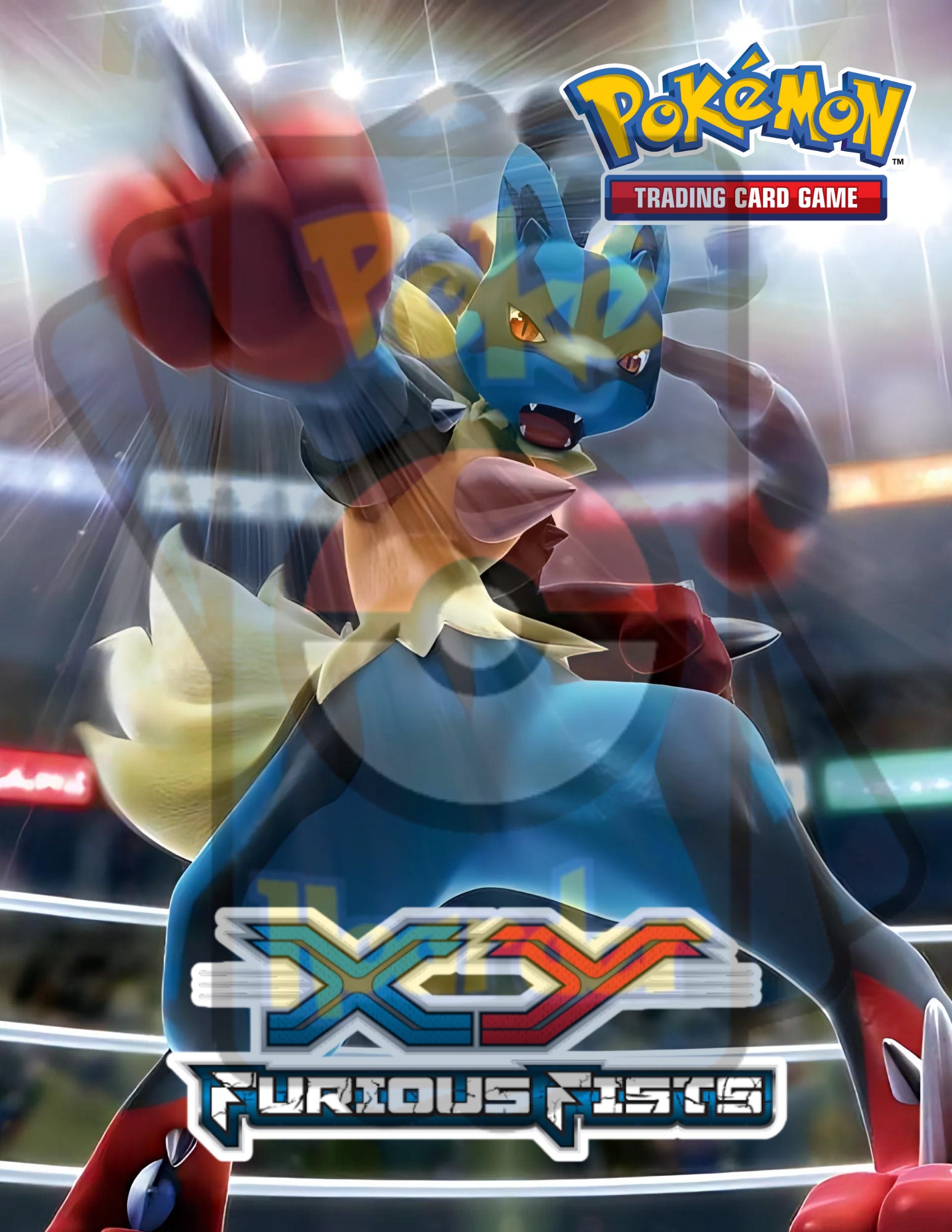 XY Furious Fists Pokémon Binder W/exact Number of Pages for Sets