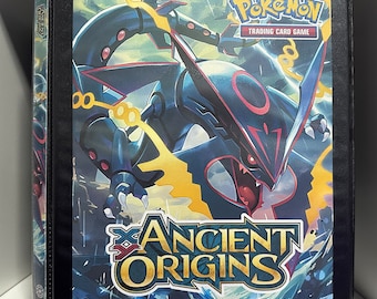 XY Ancient Origins Pokémon Binder W/exact Number of Pages for Sets