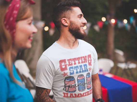 Getting Star Spangled Hammered Funny 4th Of July Shirt, 4Th July Gift Ideas
