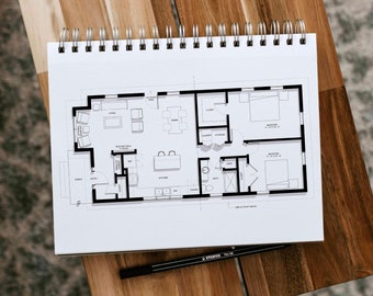 Small House Floor Plan Concept Two Bedroom