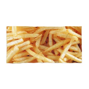 French Fry Beach Towel, Fry Beach Towel, Frites Beach Towel, French Fries, Fries, Pom Frites