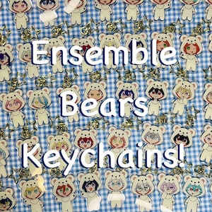 Ensemble Stars Bear Keychains