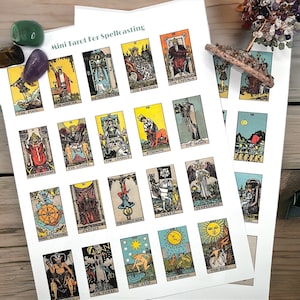 Printable Mini Classic Tarot Full Deck