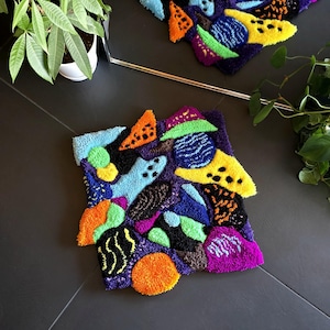 80s Tufted Rug - Etsy